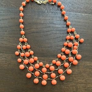 Elegant Coral Beaded Necklace